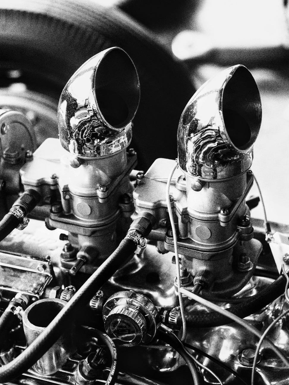 Vintage engine detailing